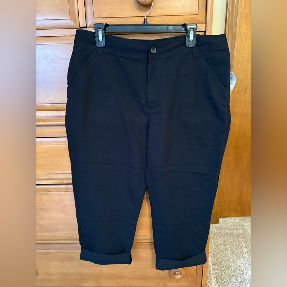 Joe's Jeans Black Men's Cargo-Style Cropped Pants